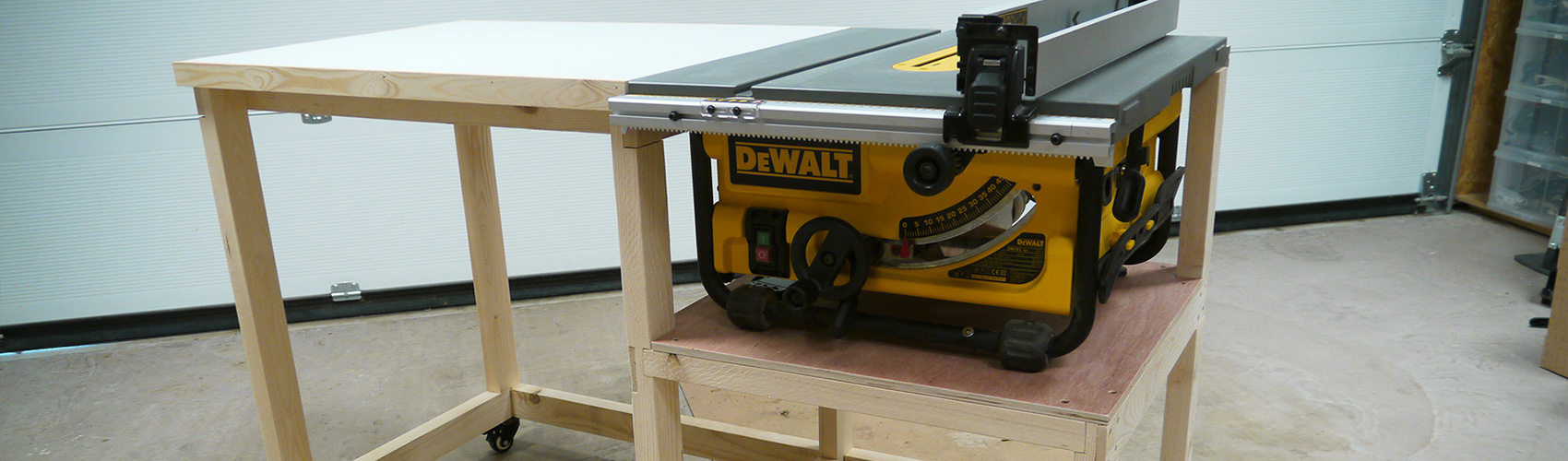 Fabrication d'un établi mobile polyvalent / EP01 - Dewalt DW745