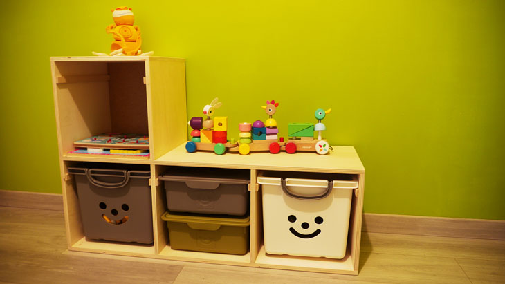 Un meuble simple et pratique pour une chambre d'enfant